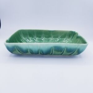 Vintage Marietta Modern M-5 Green Rectangular Planter Tray